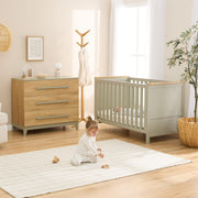 Tutti Bambini Misha 2 Piece Room Set - Golden Oak / Sage