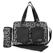 My Babiie Deluxe Changing Bag - Black Leopard