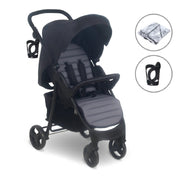 My Babiie MB30 PLUS Pushchair - Black / Grey