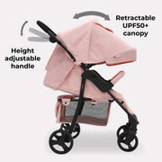 My Babiie MB30 PLUS Pushchair - Pink Leopard
