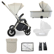 My Babiie MB450 2-in-1 Pushchair & Carrycot - Ivory