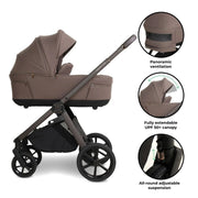 My Babiie MB450 Luxe 2-in-1 Pushchair & Carrycot - Cookie
