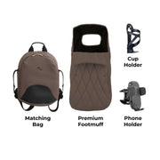 My Babiie MB450 Luxe 2-in-1 Pushchair & Carrycot - Cookie