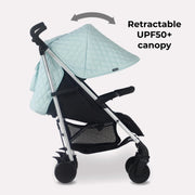 My Babiie MB51 PLUS Stroller - Quilted Aqua