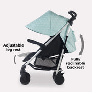 My Babiie MB51 PLUS Stroller - Quilted Aqua