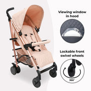 My Babiie MB51 PLUS Stroller - Rose Gold Blush