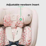 My Babiie MBCS100 i-Size 2-in-1 Convertible Car Seat - Pink Leopard