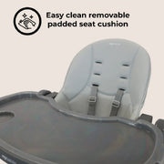 My Babiie MBHC9 Luxe Highchair - Grey