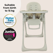 My Babiie MBHC9 Luxe Highchair - Oatmeal