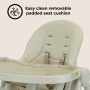 My Babiie MBHC9 Luxe Highchair - Oatmeal