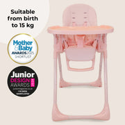My Babiie MBHC9 Luxe Highchair - Pink
