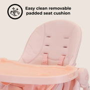 My Babiie MBHC9 Luxe Highchair - Pink