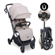 My Babiie MBX7 PLUS Auto-Fold Stroller - Camel