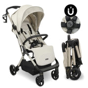 My Babiie MBX7 PLUS Auto-Fold Stroller - Ivory