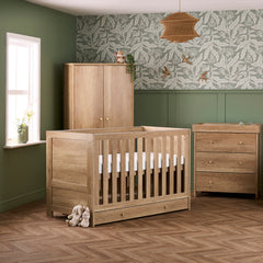 Obaby Nika 3 Piece Room Set - Oak