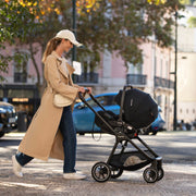 Nuna TRIV lx + ARRA Flex Travel System - Caviar