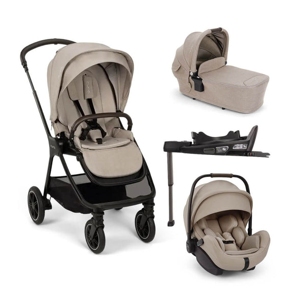 Nuna Triv Next + Arra Flex & Base Curv Travel System Bundle - Chateau