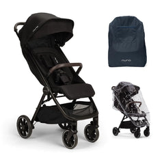 Nuna Trvl Lx Compact Stroller - Caviar