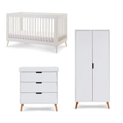 Obaby Maya 3 Piece Room Set - Nordic White
