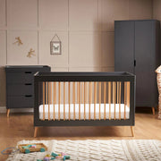 Obaby Maya 3 Piece Room Set - Slate + Natural