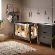 Obaby Maya 3 Piece Room Set - Slate + Natural