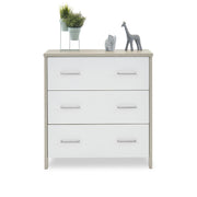 Obaby Nika 2 Piece Room Set & Underdrawer - Grey Wash & White