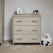 Obaby Nika 3 Piece Room Set - Grey Wash