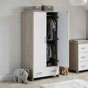 Obaby Nika 3 Piece Room Set - Grey Wash + White