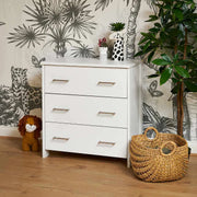 Obaby Nika 3 Piece Room Set - White Wash