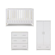 Obaby Nika 3 Piece Room Set - White Wash
