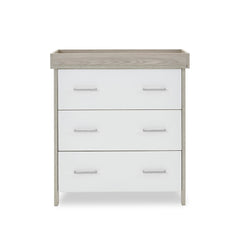 Obaby Nika Changing Unit - Grey Wash & White