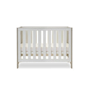 Obaby Nika Mini Cot Bed - Grey Wash & White