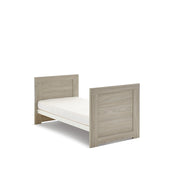 Obaby Nika Mini Cot Bed - Grey Wash & White