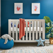 Obaby Nika Mini Cot Bed - Grey Wash