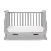 Obaby Stamford Mini Cot Bed - Warm Grey