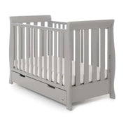 Obaby Stamford Mini Cot Bed - Warm Grey
