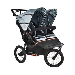 Out N About Nipper Double V6 Plus Pushchair - Rocksalt Grey
