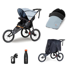 Out N About Nipper Sport V5 Adventure Bundle - Rocksalt Grey