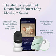 Owlet Owlet Twin Bundle - 2 x Dream Sock + Cam 2 Sets