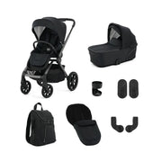 Oyster Vee Stroller & Carrycot Bundle - Liquorice