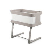 Oyster Wiggle Crib Co-Sleeper - Stone