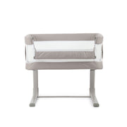 Oyster Wiggle Crib Co-Sleeper - Stone