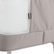 Oyster Wiggle Crib Co-Sleeper - Stone