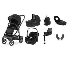 Oyster3 Luxury 7pc Bundle With Maxi Cosi Pebble 360 Pro2 Car Seat & Base - Pixel/Black