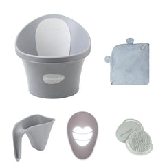 Shnuggle Baby Bath Starter Bundle - Pebble Grey