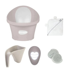 Shnuggle Baby Bath Starter Bundle - Taupe