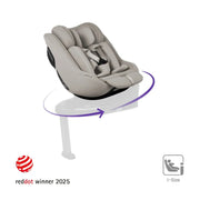 Silver Cross Approach Plus 360 Car Seat - Natural Taupe - OPEN BOX