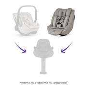 Silver Cross Approach Plus 360 Car Seat - Natural Taupe - OPEN BOX