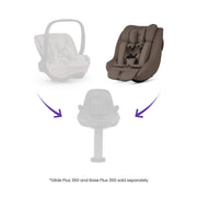 Silver Cross Approach Plus 360 Car Seat - Timeless Cocoa