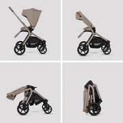 Silver Cross Breez Travel System Accessory Bundle - Champagne